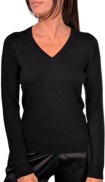 maglia in lana scollo a V 43232 14730 099 GRAN SASSO 