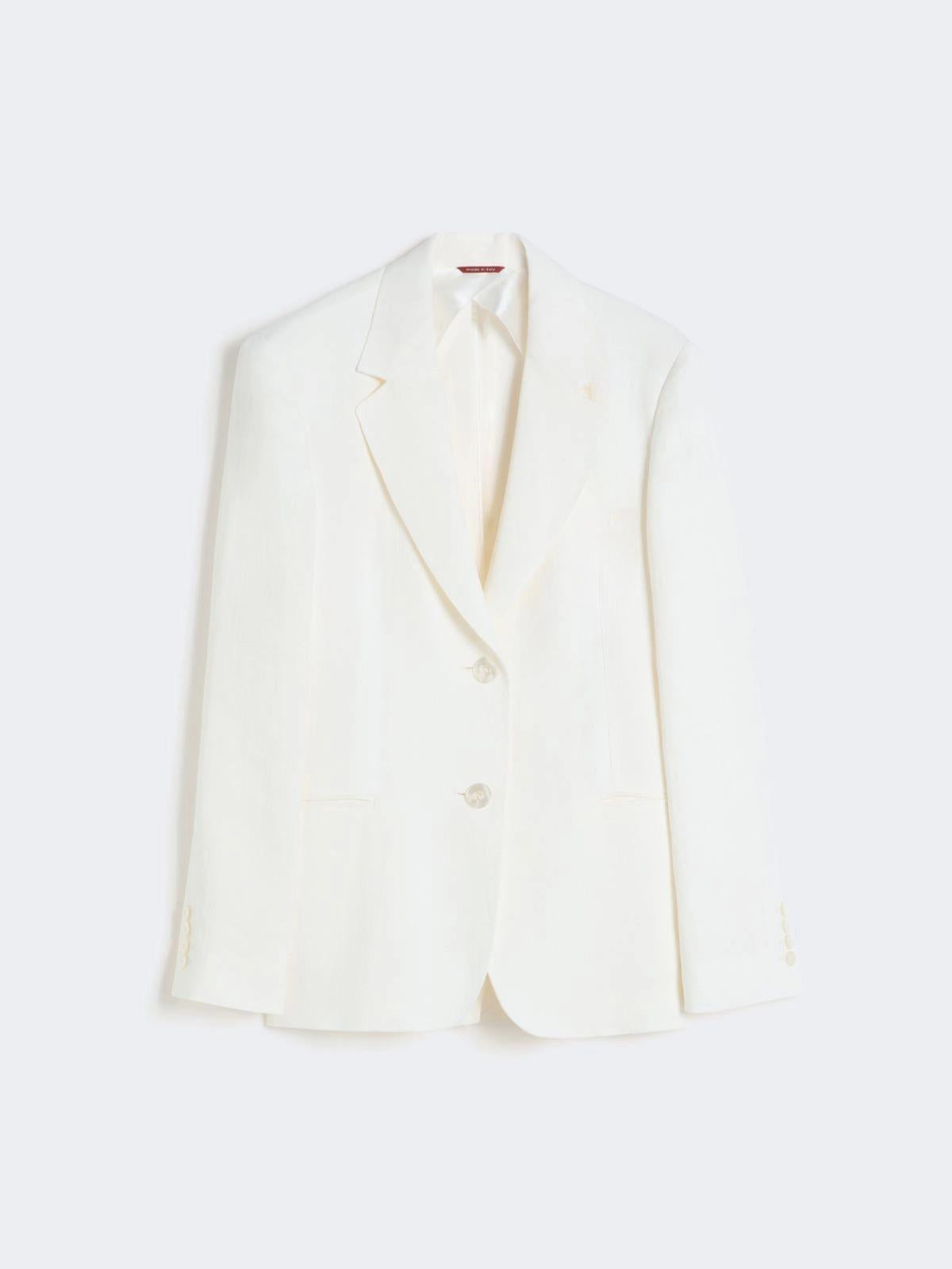 blazer in batavia di lino MSTBELLO 015 MAXMARA STUDIO 