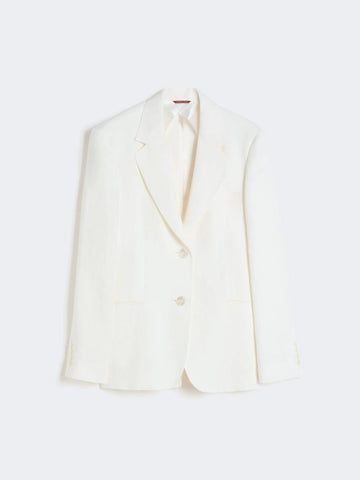 blazer in batavia di lino MSTBELLO 015 MAXMARA STUDIO 