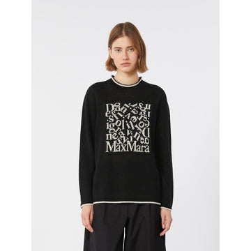 maglia con logo in contrasto SMMATTORE 014 S MAXMARA 