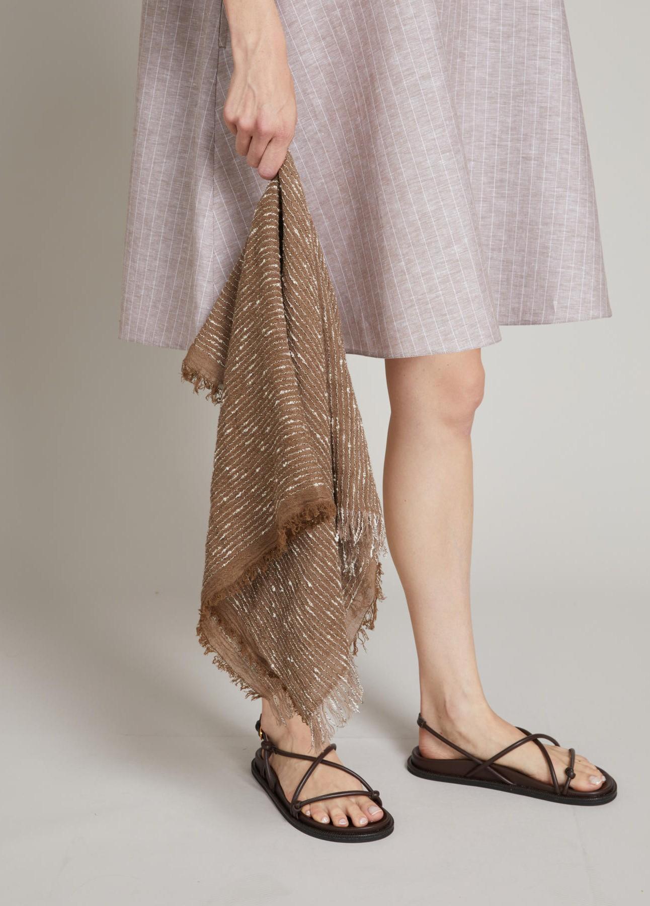 foulard in misto cotone e lino MMLGESSO 002 MM 