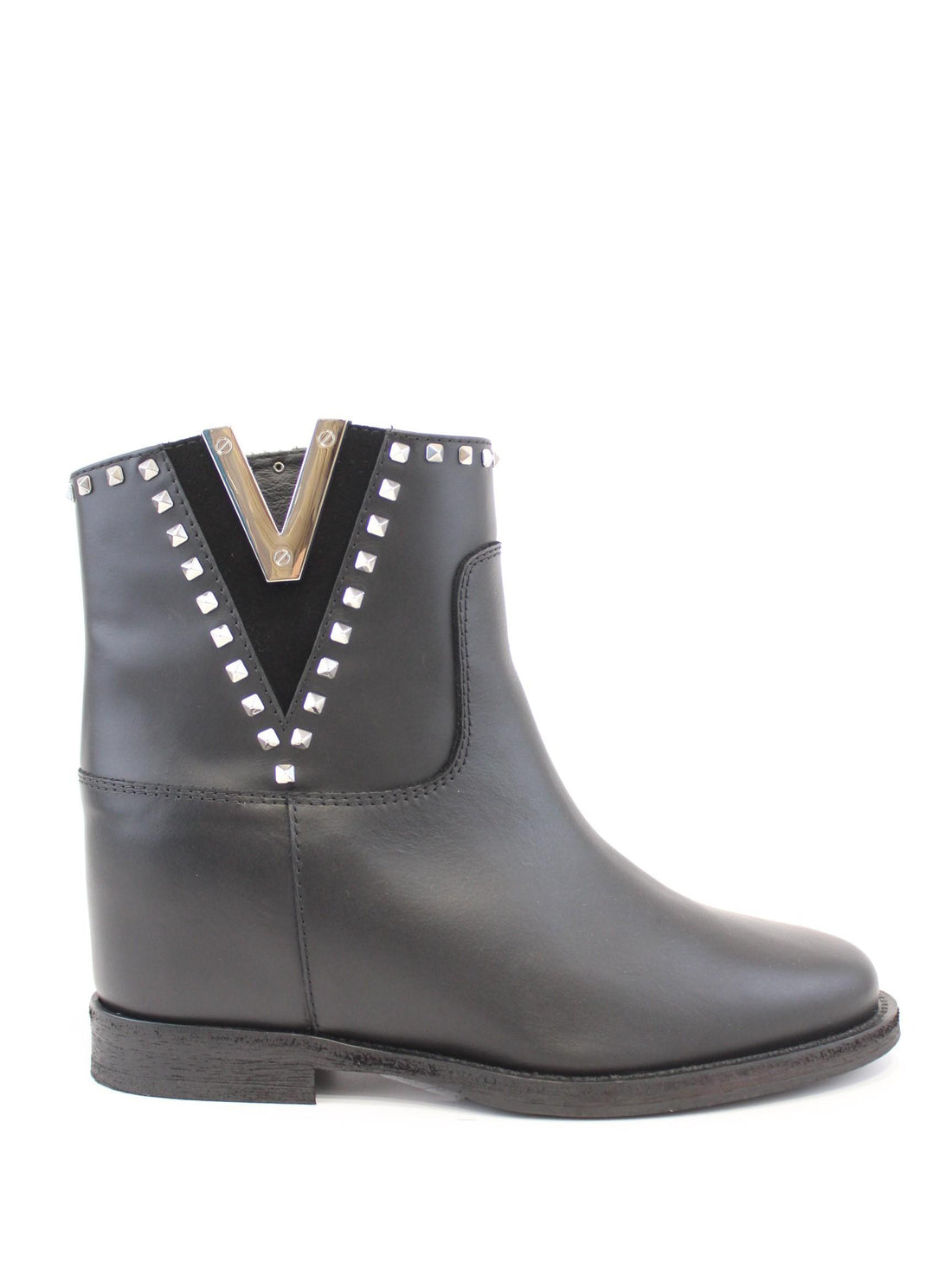 stivaletto con borchie 4335 NERO VIA ROMA 15 