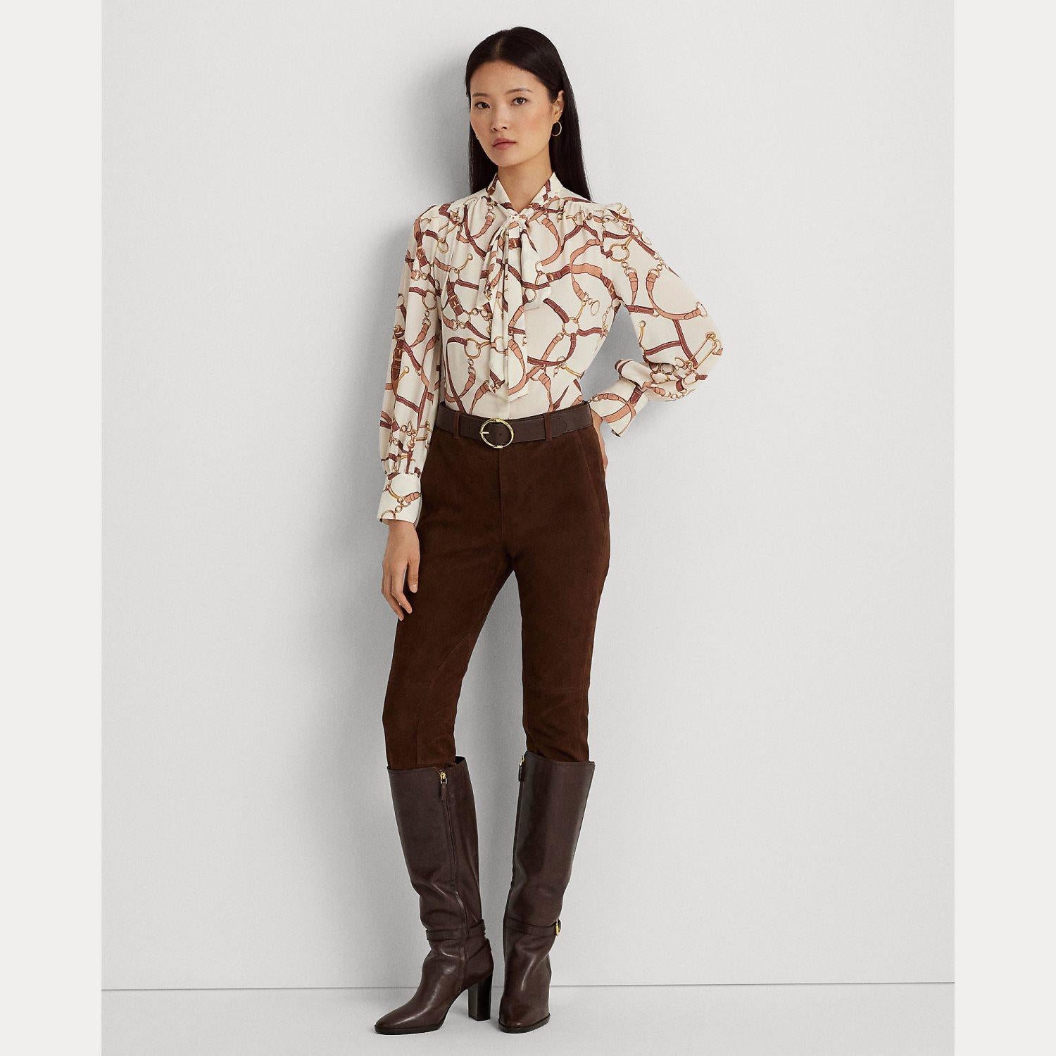 blusa con stampa 200-925010 001 LAUREN RALPH LAUREN 
