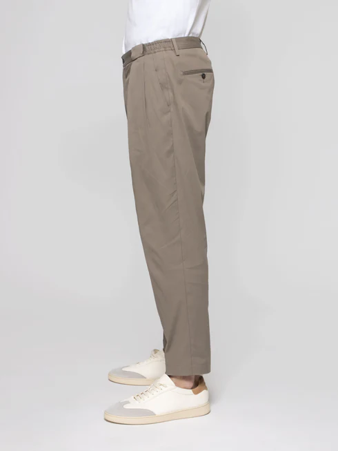 Pantalone portobello s doppia pinces PORTOBELLOS 325082 00036 BRIGLIA 