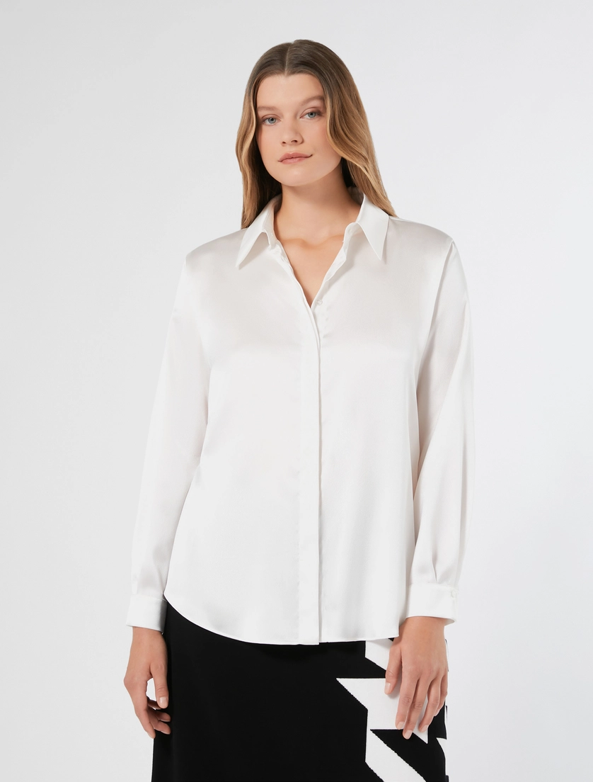 camicia in raso OBOLI 001 NOW MARINA RINALDI 