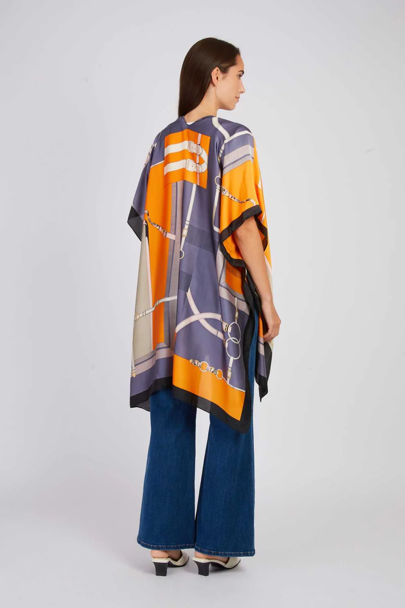 poncho over P585020 GRIS DERHY 