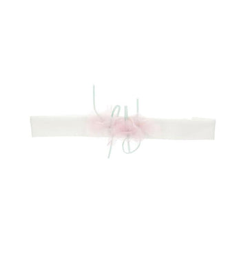 fascia con fiore tulle 73G003 7201 0190 MONNALISA 