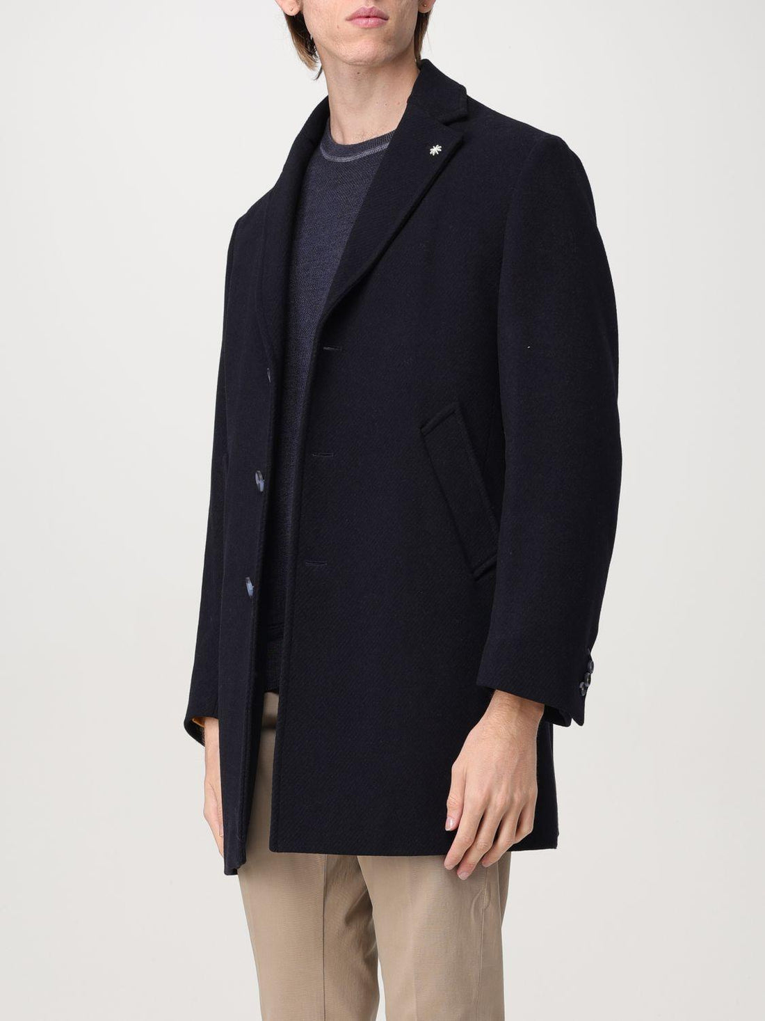 cappotto monopetto blu 3732C4448C 243792 89 MANUEL RITZ 