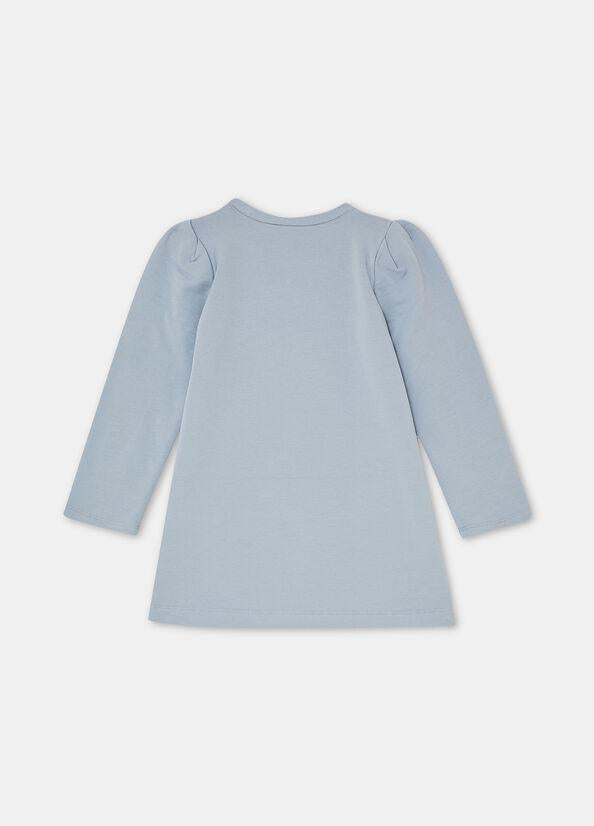 abito in felpa di cotone KF5073F0724 64010 LIU JO JUNIOR 