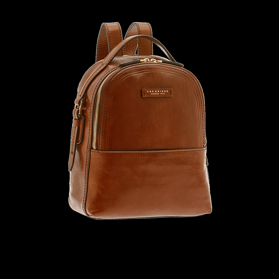 zaino in pelle pearldistrict 04124701 14 MARRONE/ORO THE BRIDGE 