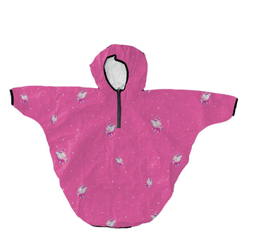 impermeabile con stampa unicorno CAPE 100-036 PINK MR. TIGGLE 
