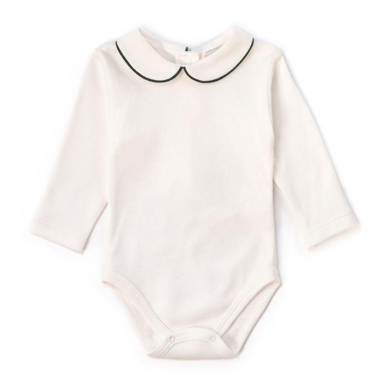 t-shirt colletto peter pan C62116 PANNA/BLUE NAVY COCCODE' 