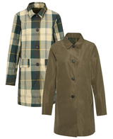 BARBOUR giubbino impermeabile reversibile Babbity Verde