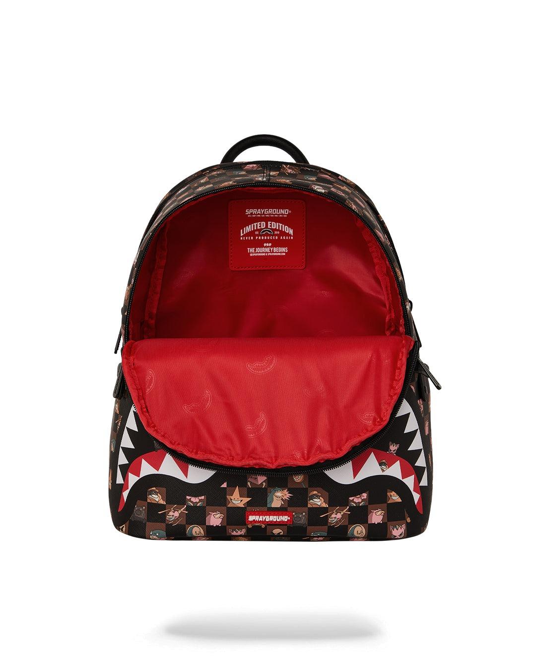 zaino peeking characters remix savage 910B89005 NSZ SPRAYGROUND 