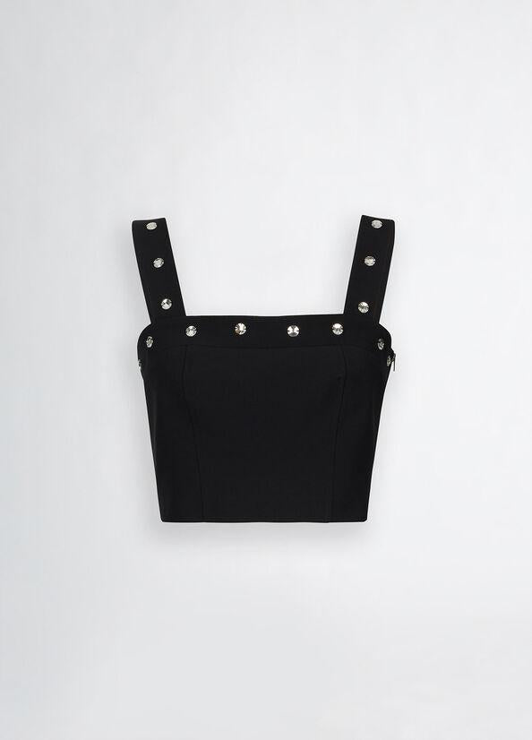 top con strass WA5072TS896 22222 liU JO 