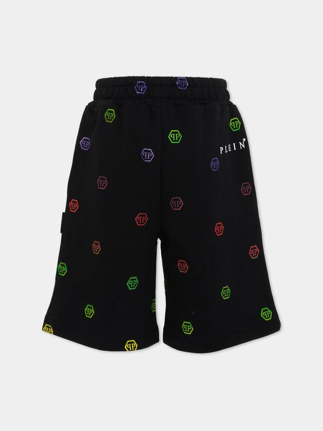 shorts logati multicolor S6PHJBBE010 110 PHILIPP PLEIN 