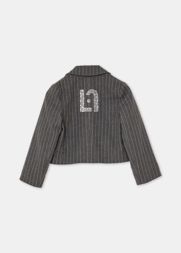 Blazer gessato KF5128T089A D3734 LIU JO JUNIOR 