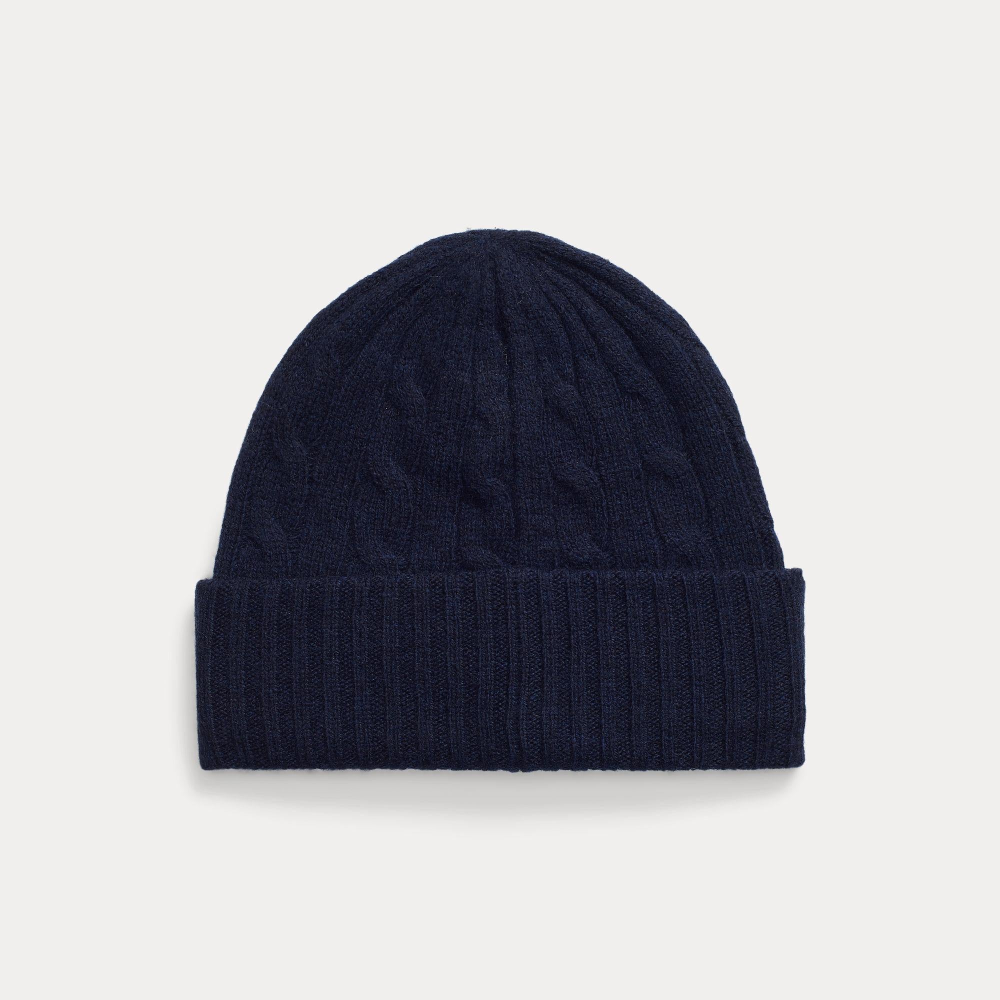 berretto in lana e cashmere a trecce 455-956315 003 RALPH LAUREN POLO 