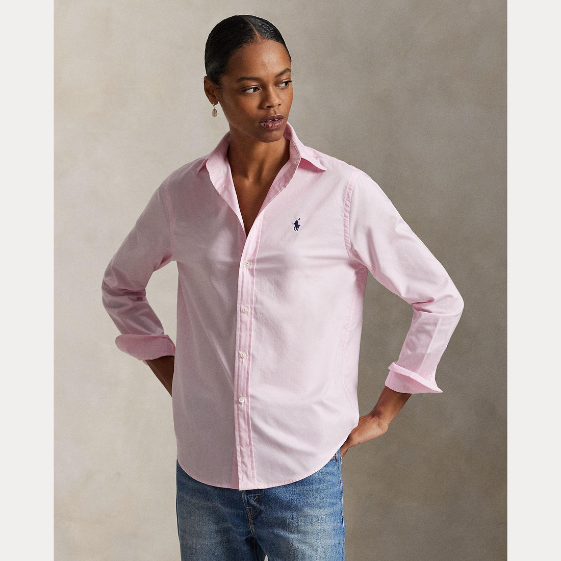 camicia in twill di cotone 211-A92177 009 RALPH LAUREN POLO 