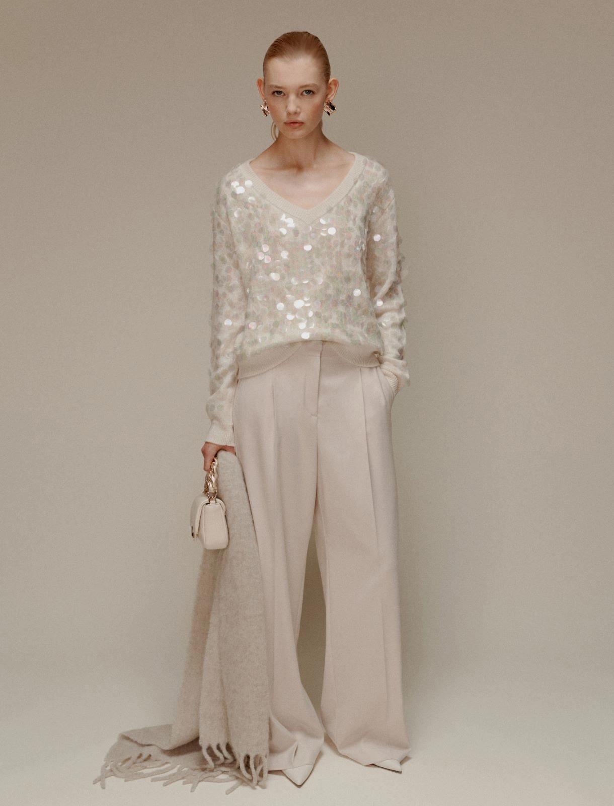 maglia con maxi pailettes LEONE 001 MARella 