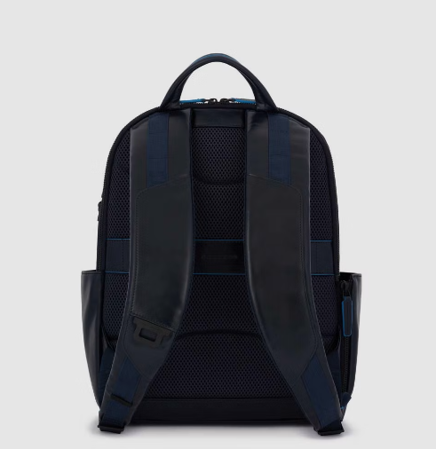 zaino con protezione in pelle CA5574B2V BLU PIQUADRO 