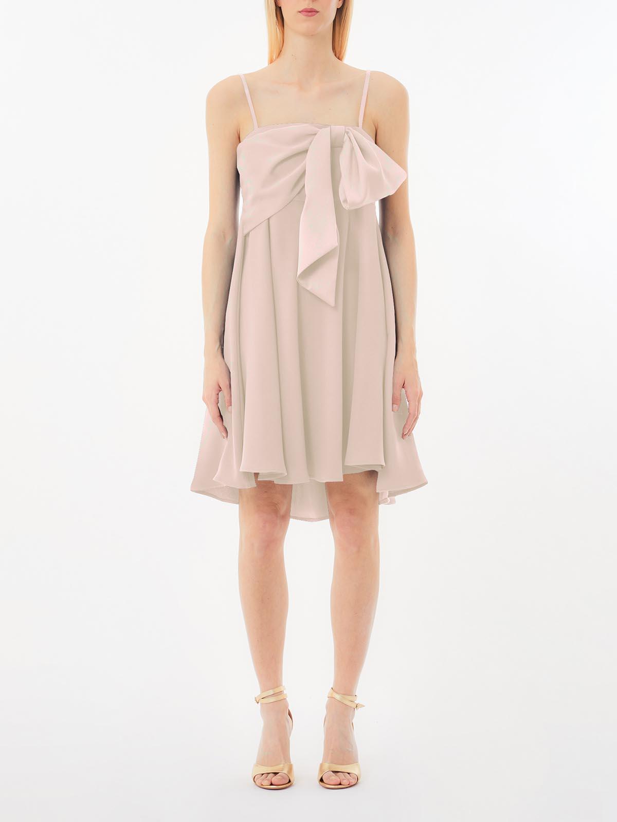 abito corto con fiocco applicato CA5245T3970 X0681 liU JO 