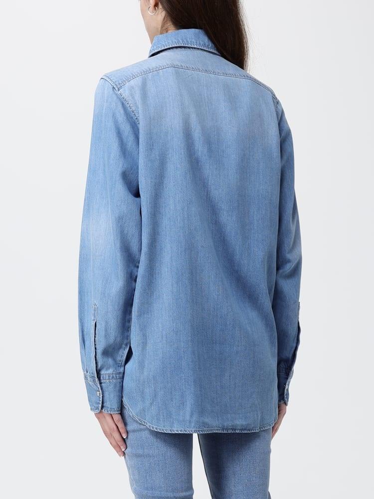 camicia in denim UA6339D4851 79054 LIU JO DENIM 