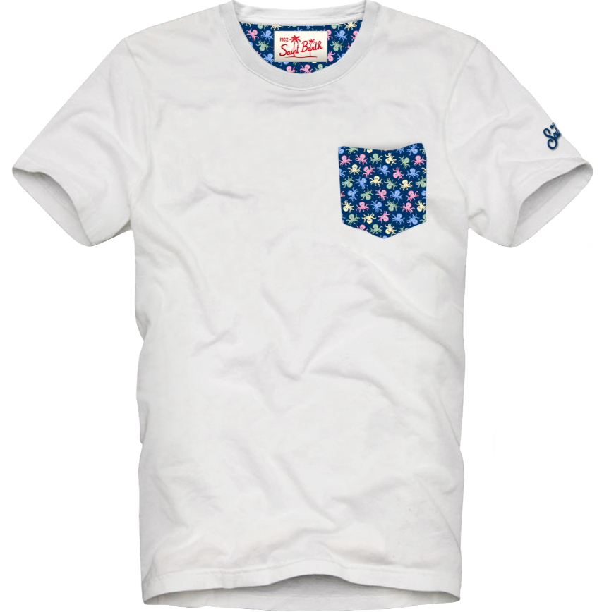 T-shirt kea con taschino KEA 00706L MC2 SAINT BARTH 