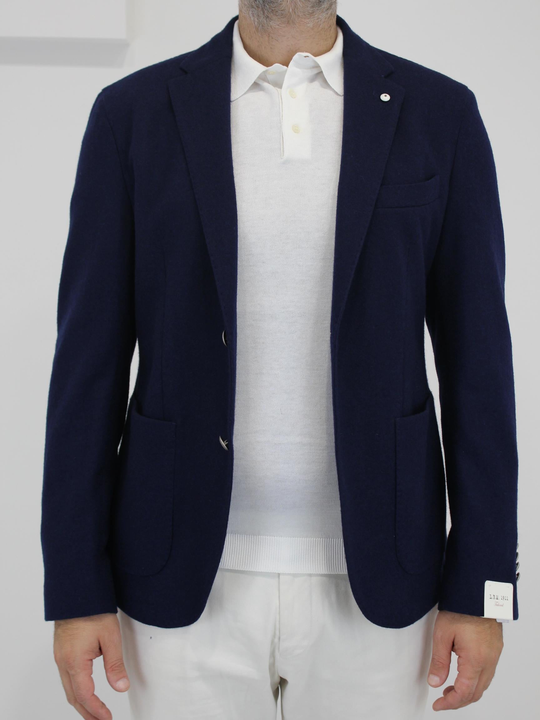 Giacca con revers classico 25703 2819 07 LUIGI BIANCHI MANTOVA 