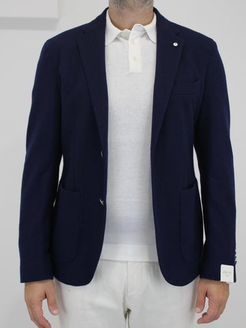 Giacca con revers classico 25703 2819 07 LUIGI BIANCHI MANTOVA 