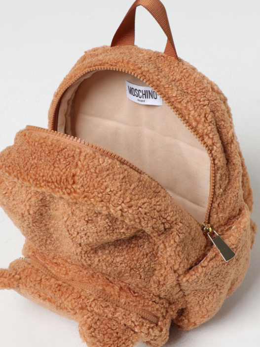 zaino effetto teddy orsetto MMX04PLIA00 20121 MOSCHINO KIDS 