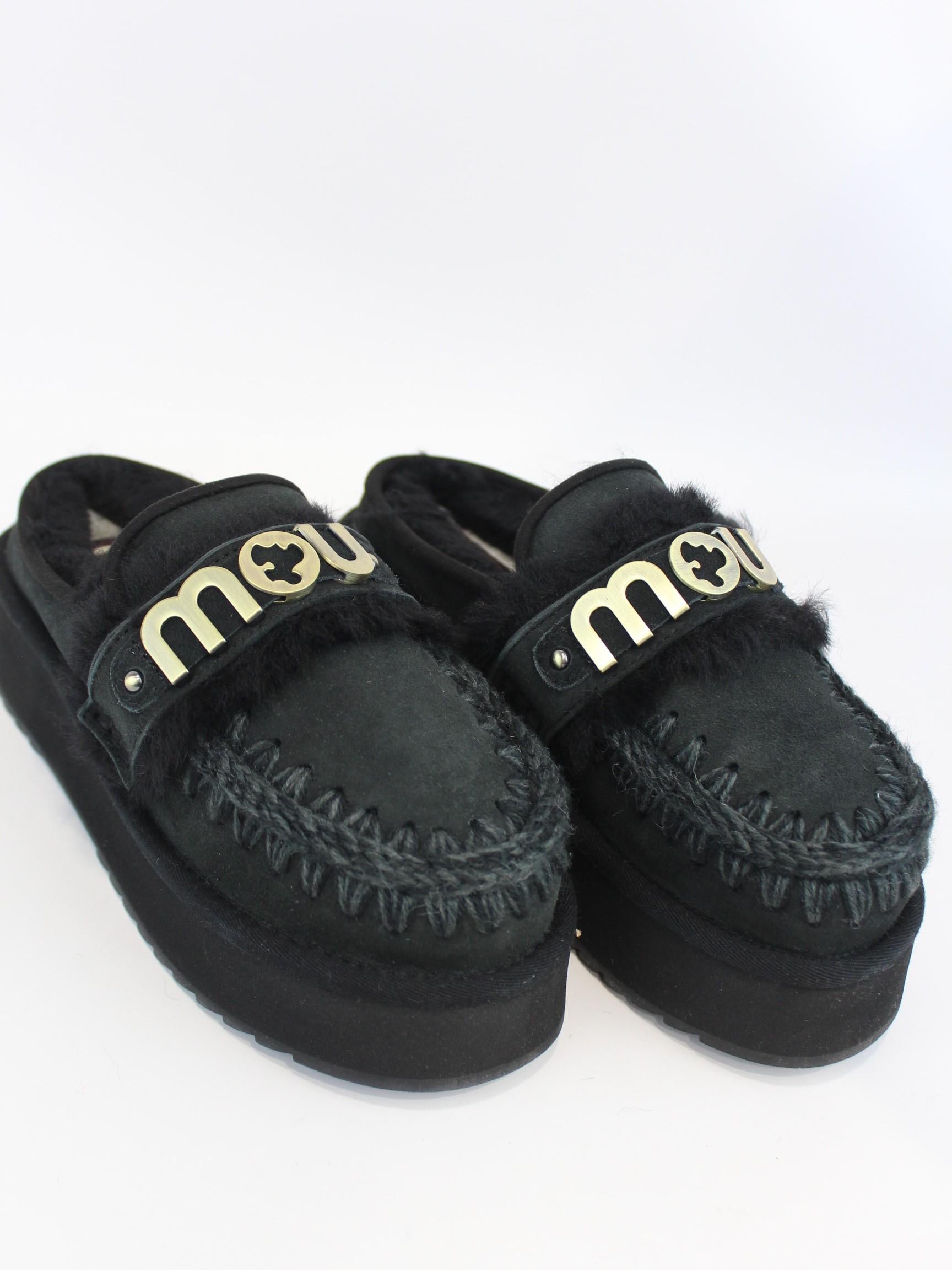 zoccoli eskimo MU.FW681006A BKBK MOU 