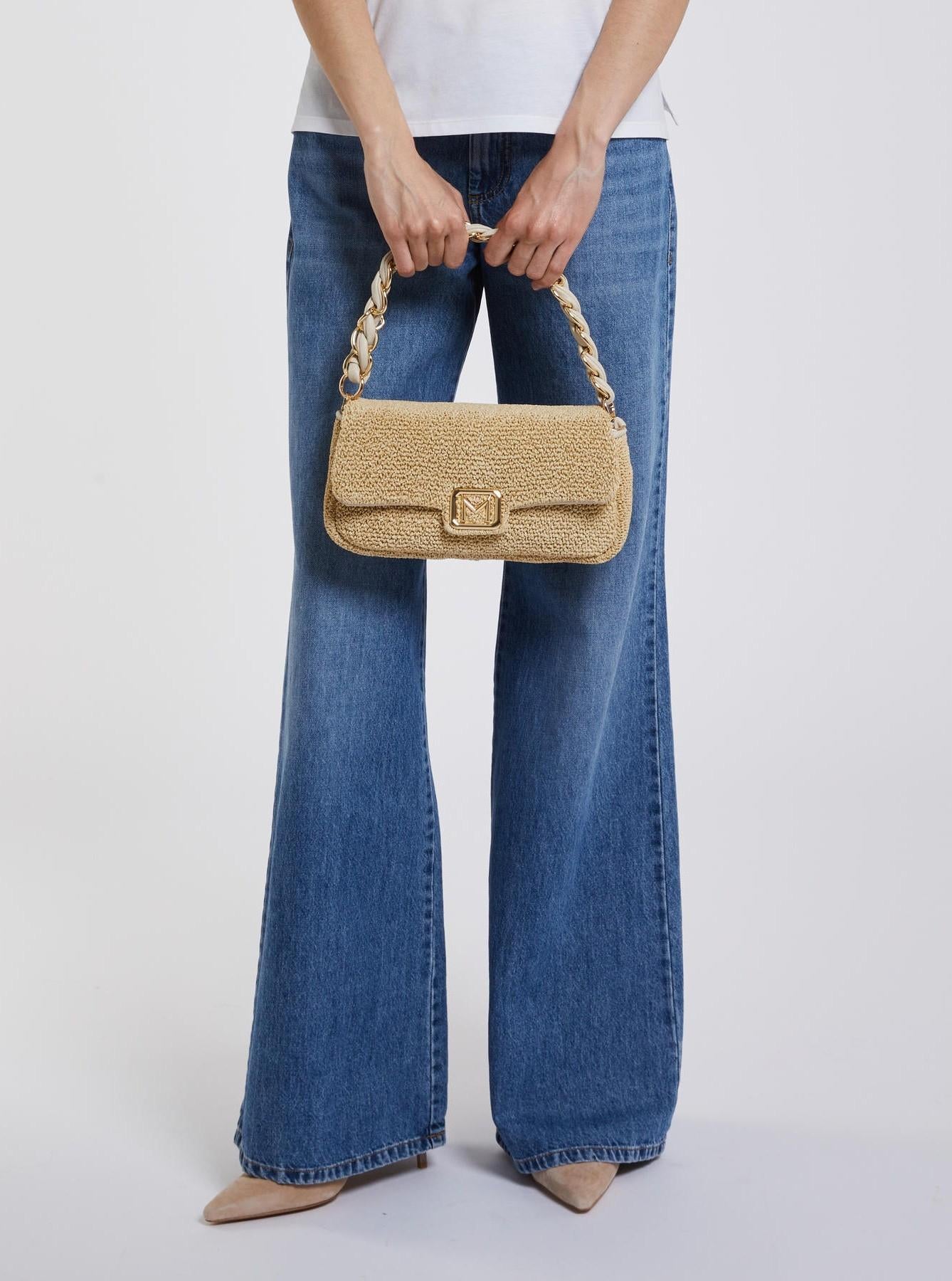 Borsa le muse effetto rafia MLAEMILY1 001 MARella ACCESSORI 