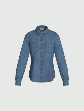 camicia in denim EMMCAPANNA 001 EMME MARELLA 