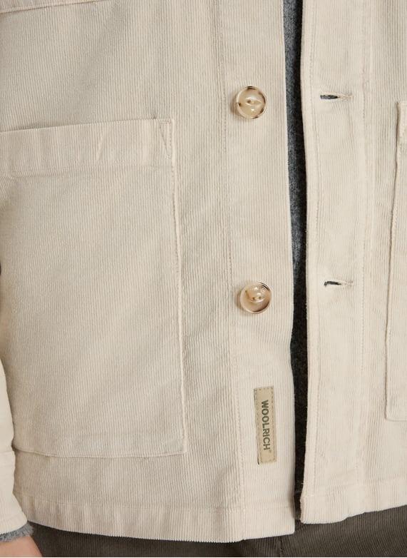camicia overshirt a coste CFWOOS2013MRUT5076 853 WOOLRICH 