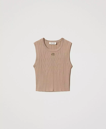 top in maglia 251GJ3404 00310 TWINSET GIRL 