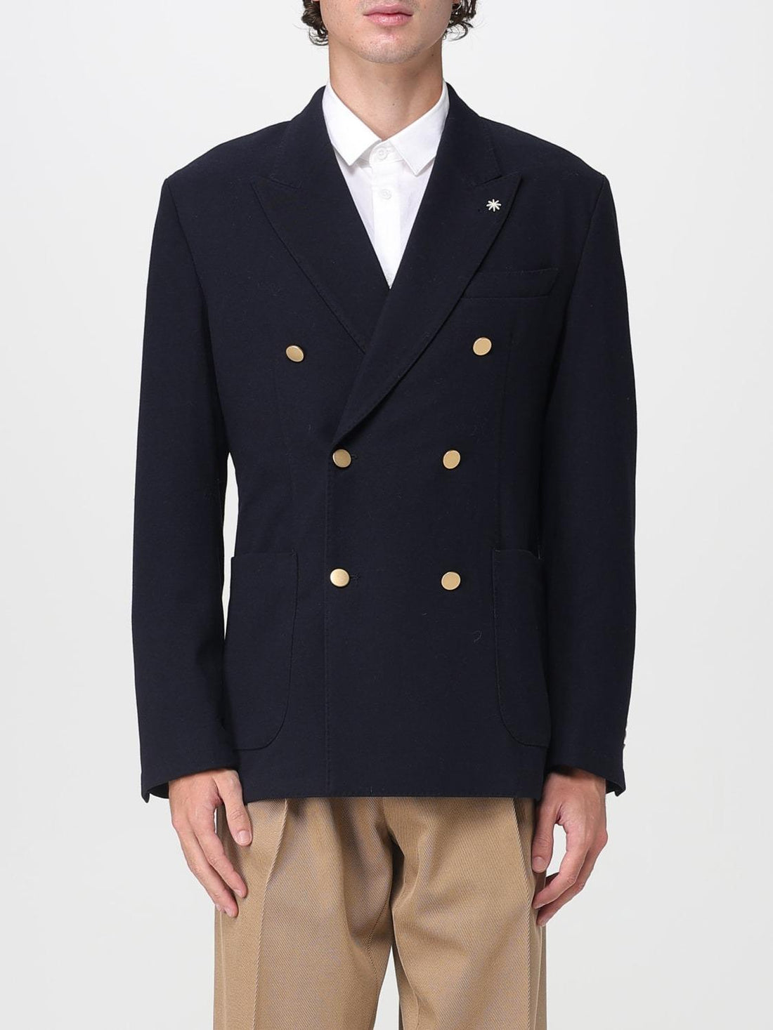 giacca doppiopetto 3932G2738YC 253750 89 MANUEL RITZ 