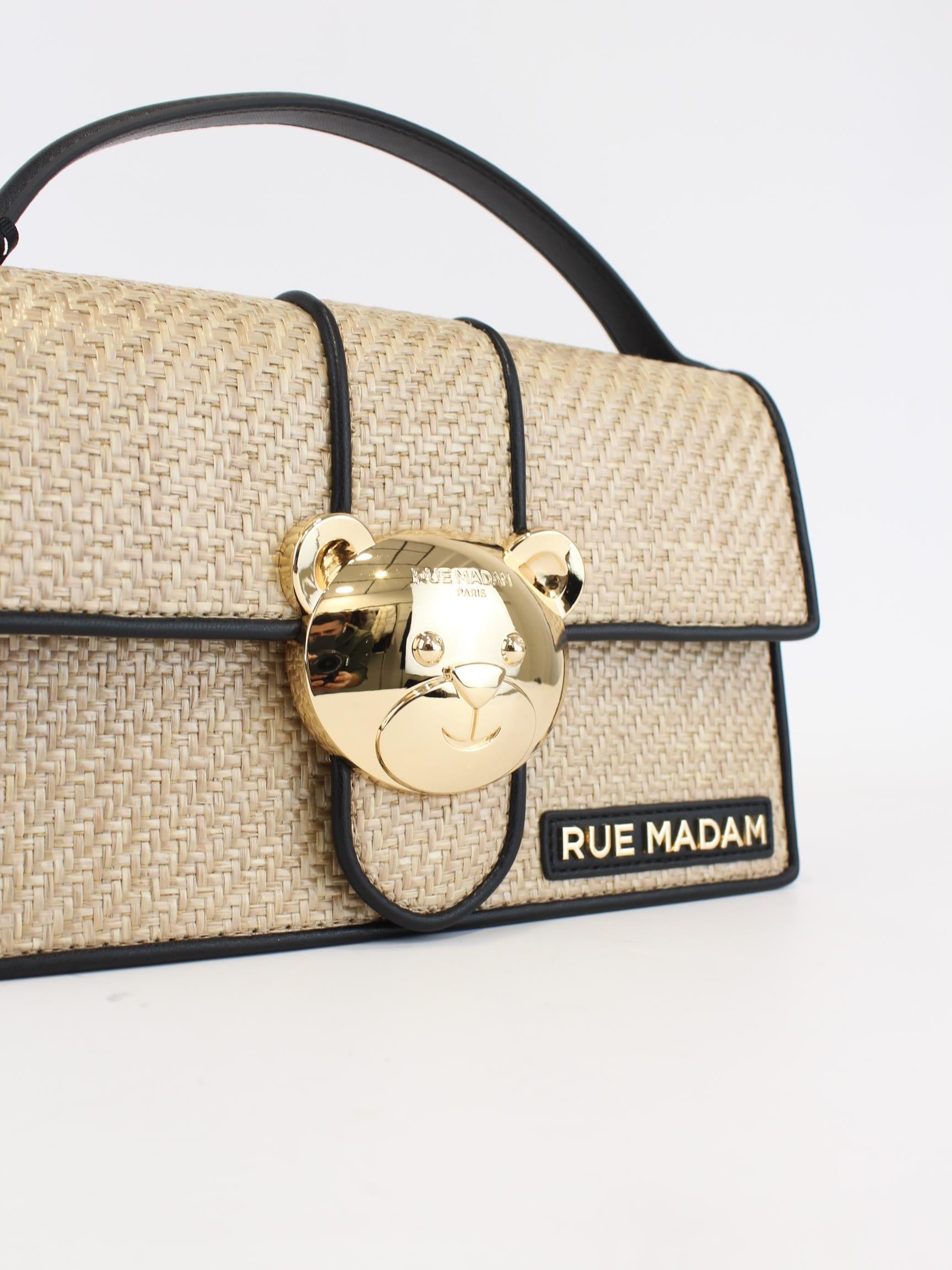 borsa piccola teddy it 1204 BLACK RUE MADAM PARIS 