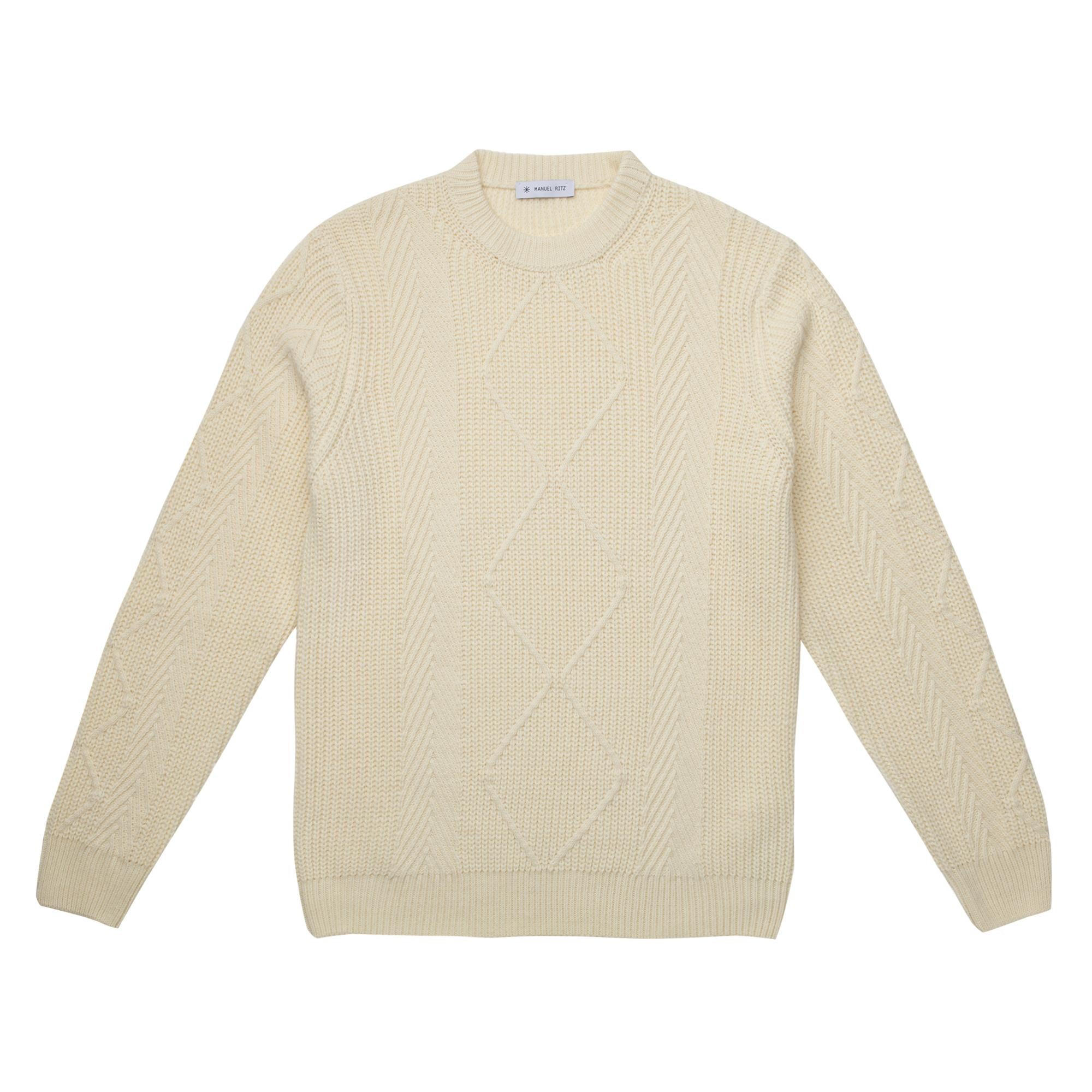 maglione a costine inglesi 3932M529 253810 02 MANUEL RITZ 