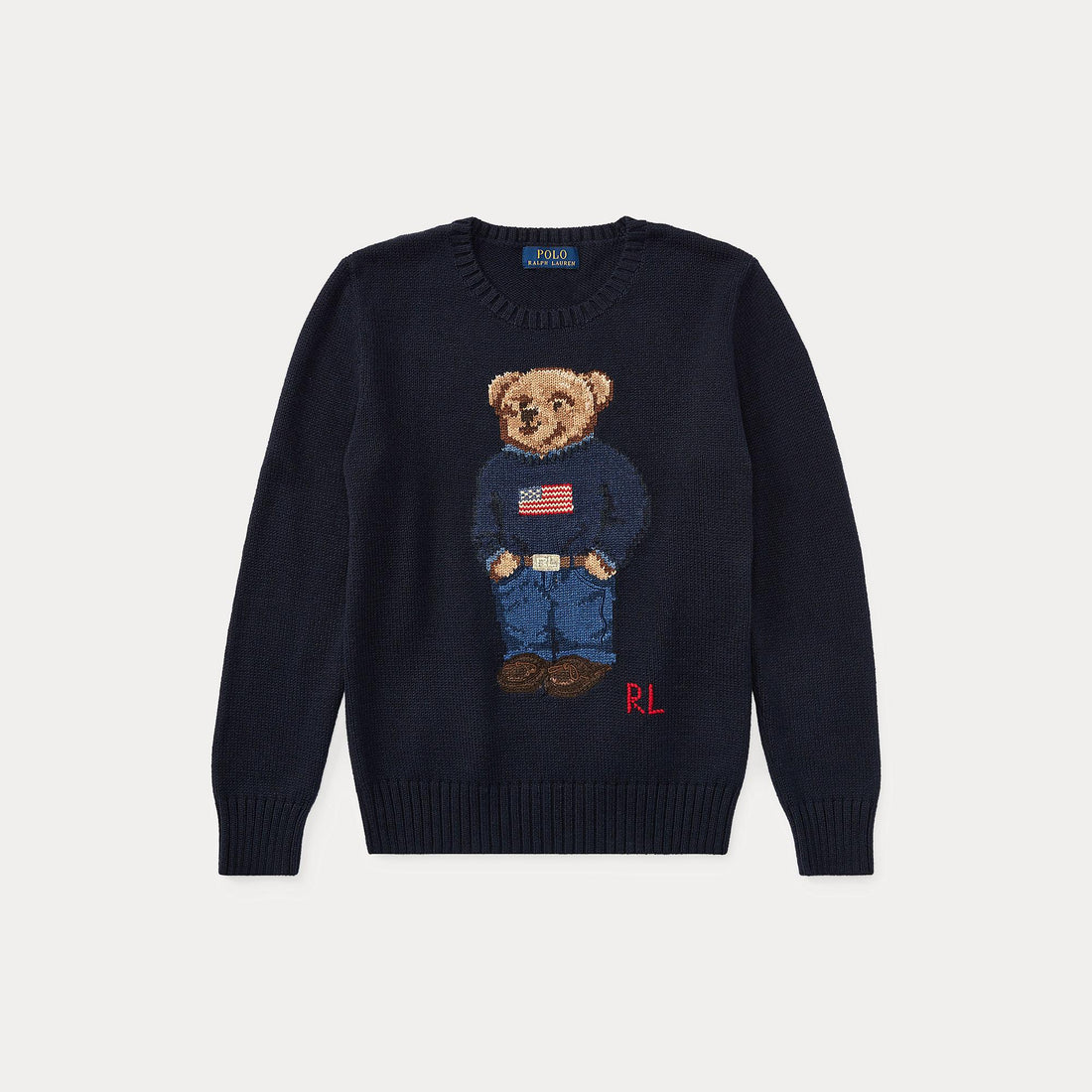 maglione in cotone polo bear 323-668286 002 RALPH LAUREN POLO 