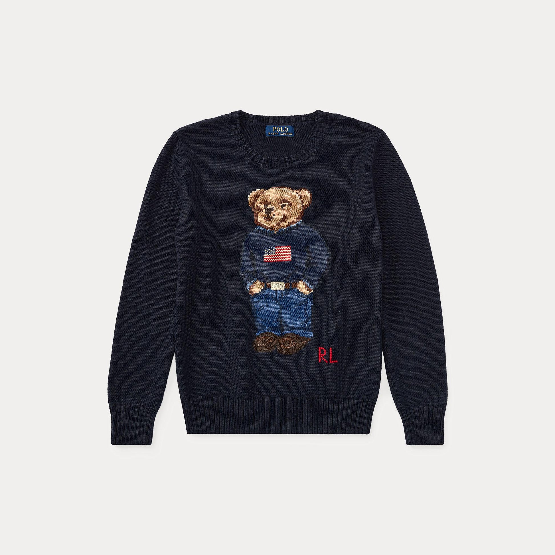 maglione in cotone polo bear 323-668286 002 RALPH LAUREN POLO 