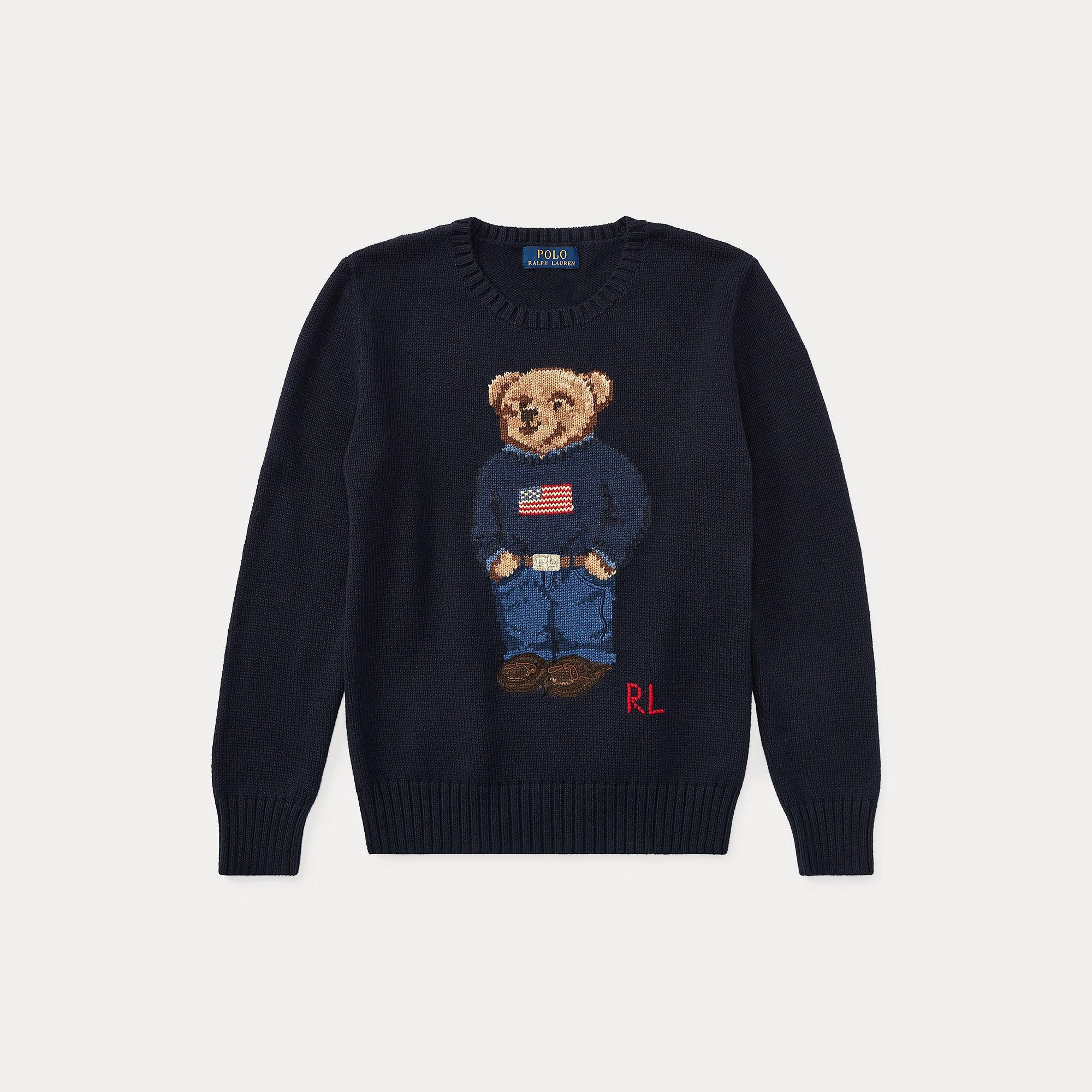 maglione in cotone polo bear 323-668286 002 RALPH LAUREN POLO 