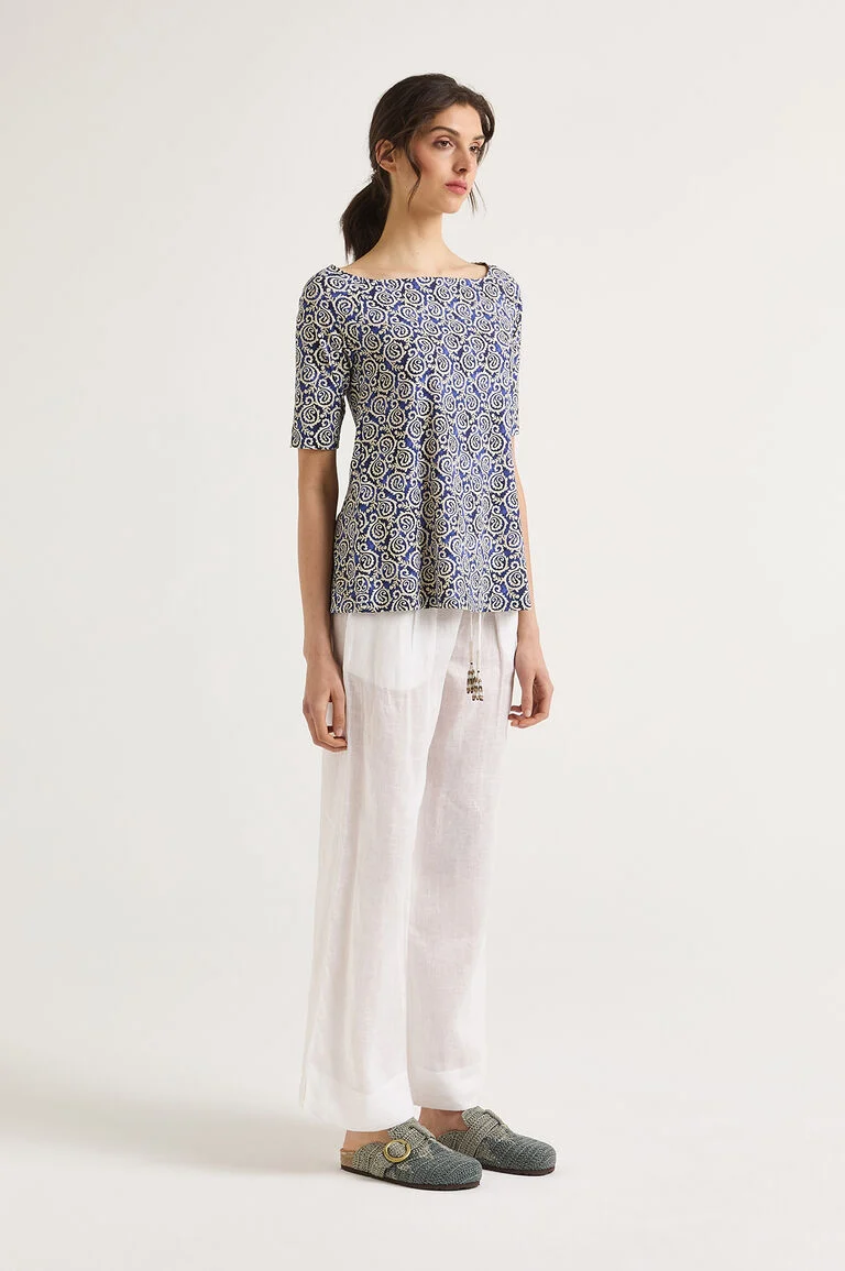 t-shirt summer coral JK0264 70647 D8051 MALI'PARMI 
