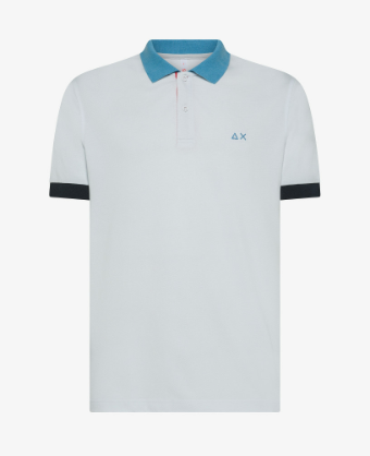 polo 3 color way A35116 BIANCO SUN68 
