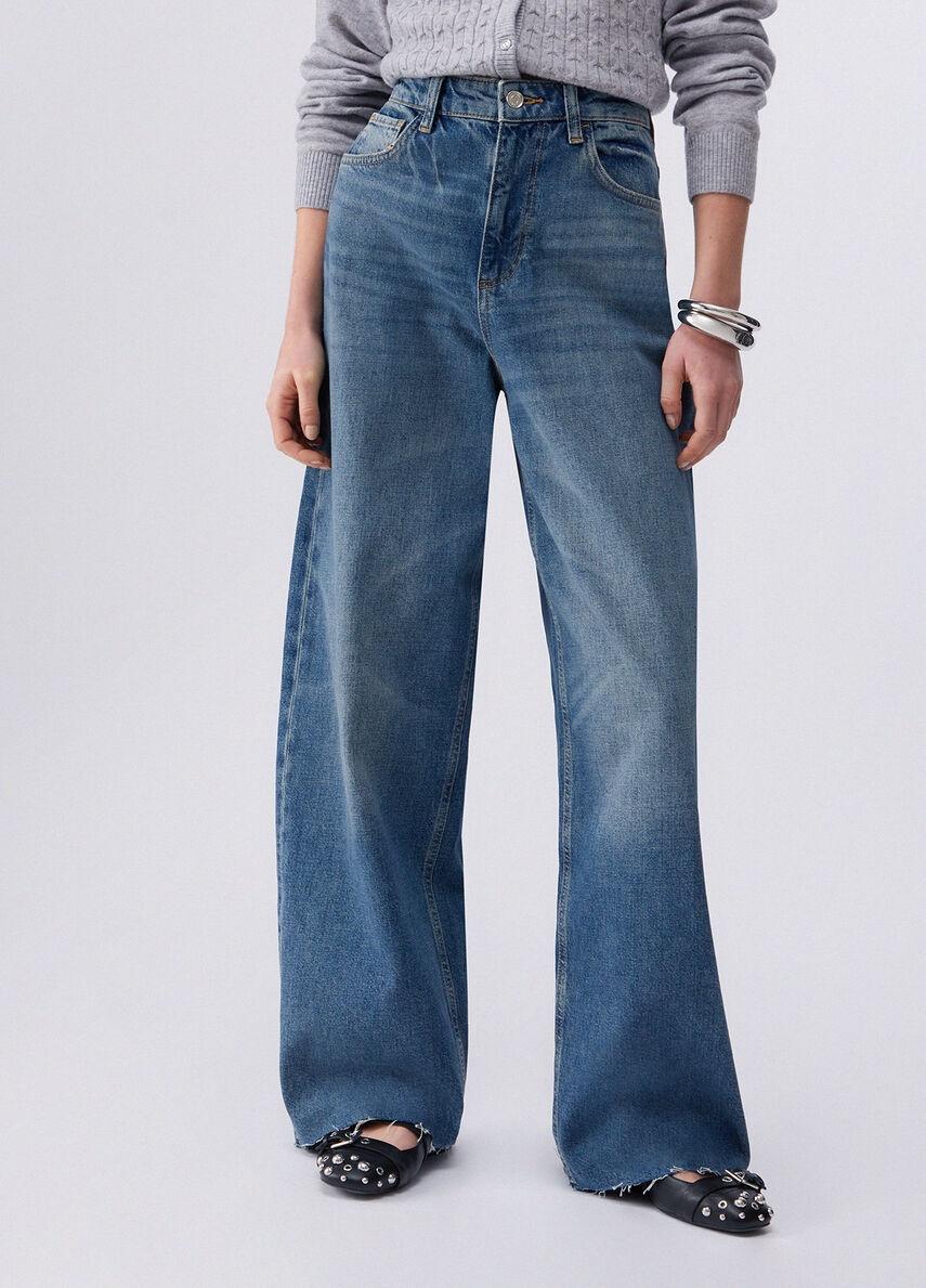 Jeans straight con strass UA6111D4854 78977 LIU JO DENIM 