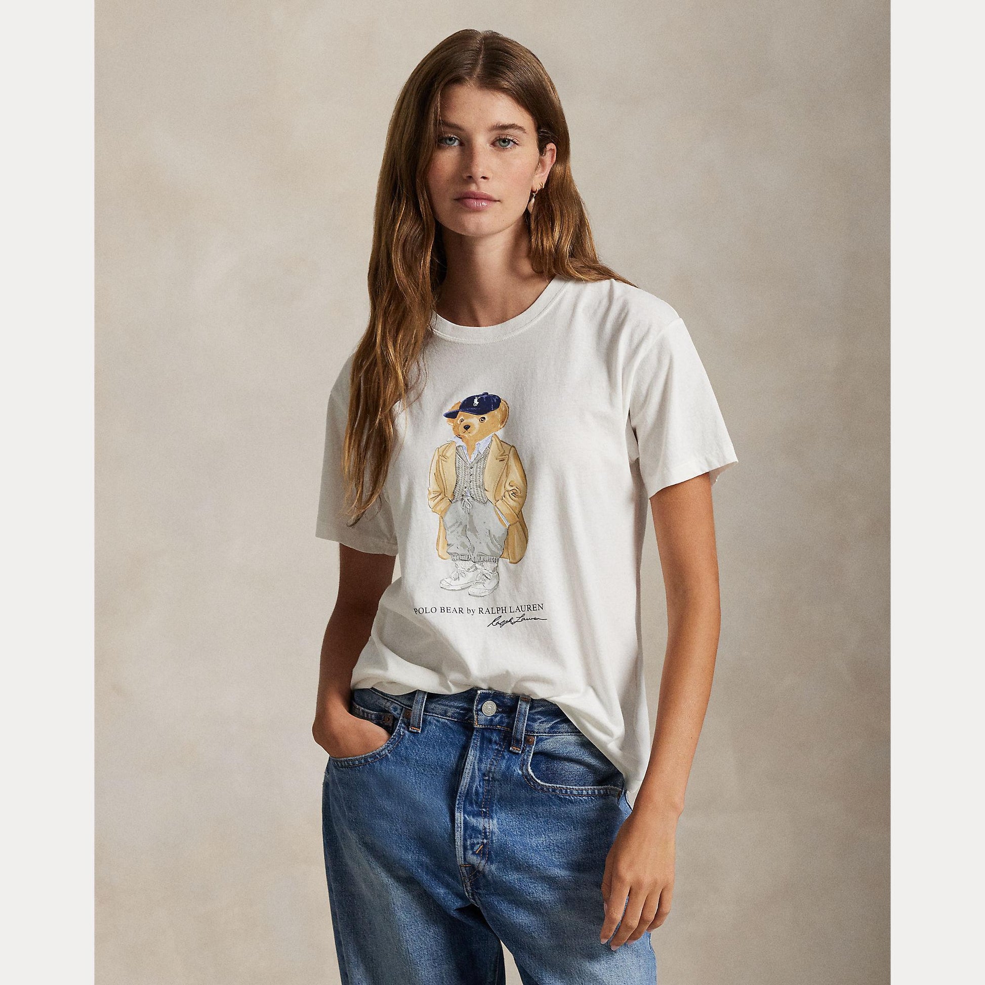 t-shirt orso Polo 211-971752 001 RALPH LAUREN POLO 