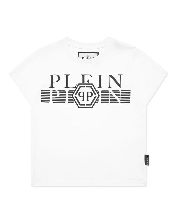 t-shirt logo doppio AADCBTK1265 PJY002N 01 PHILIPP PLEIN 