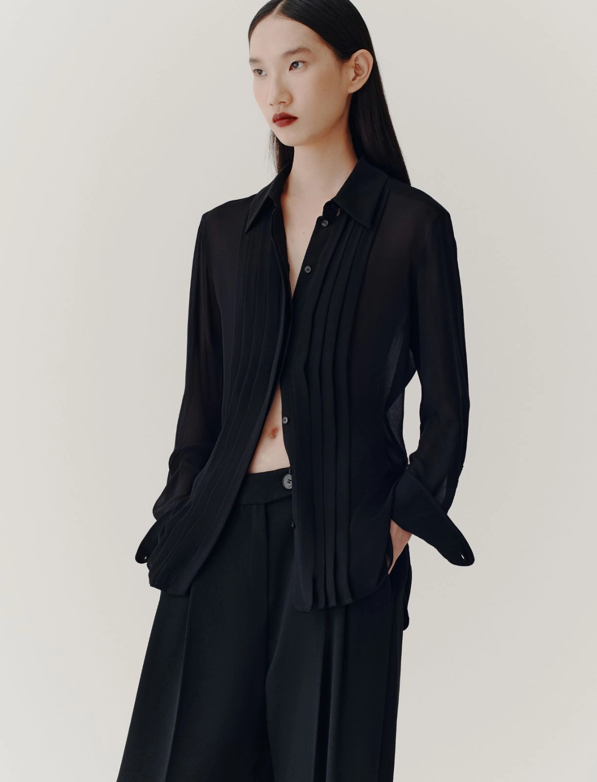 camicia in georgette ENTRY 002 MARella 