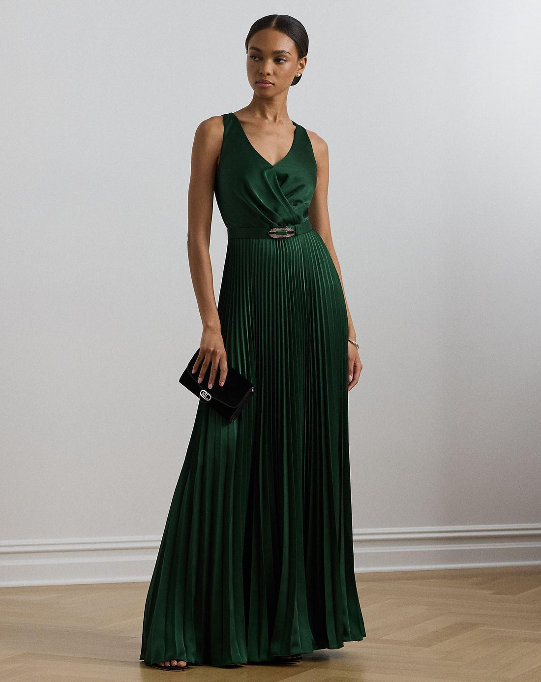 abito charmeuse con cinta 253-951592 001 LAUREN RALPH LAUREN 