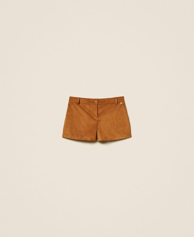 shorts scamosciati 261AP2332 10065 TWINSET ACTITUDE 